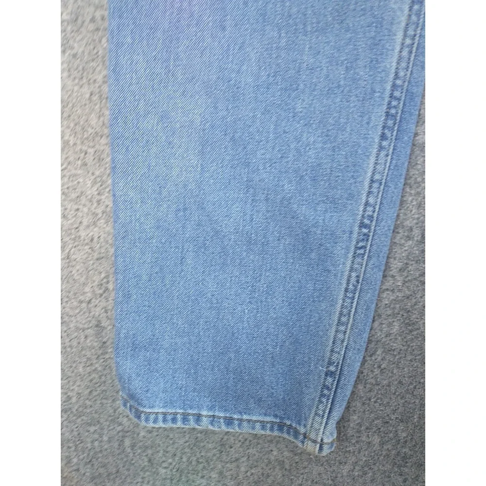 Levis 550 Relaxed Fit Jeans Men 40x35 Light Wash Blue Denim Tapered Leg 550-0260